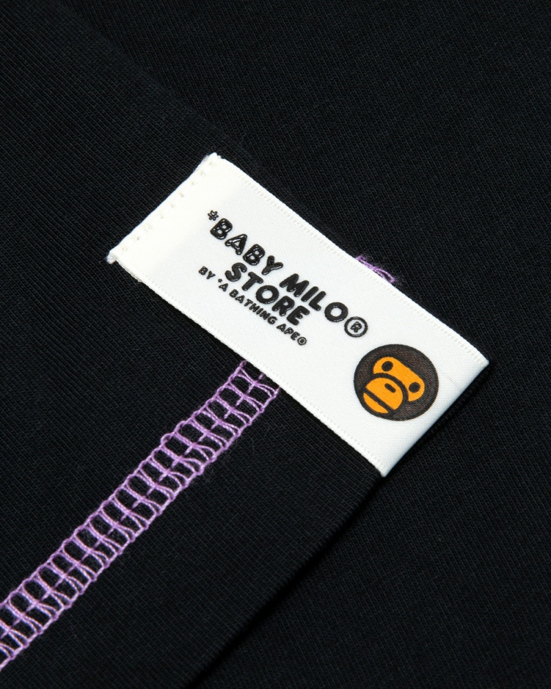 T Shirts Bape Baby Milo box logo print Noir Homme | IFU-25534677